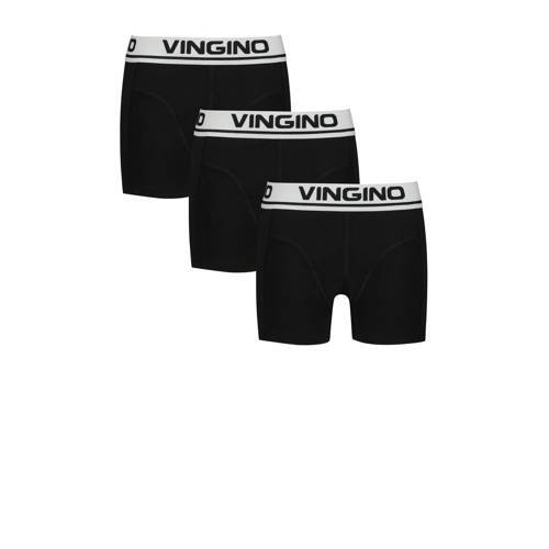 Vingino Vingino boxershort - set van 3 zwart
