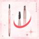 PINKFLASH Brosse à sourcils double embout