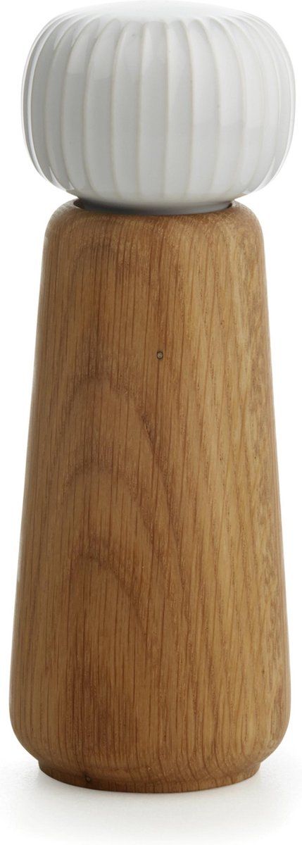 Kähler Hammershøi Peper- of Zoutmolen - Wit - 17,5 cm