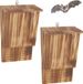 Relaxdays Vleermuiskast - set van 2 - hout