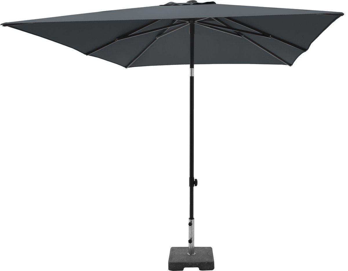 Madison Home Vierkante parasol Madison Moraira 280 x 280 cm Taupe | Handig push up systeem en kantelbare vierkante parasol