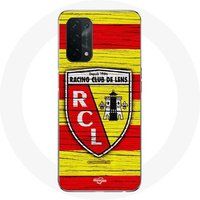 Maniacase Hoesje voor Oppo A74 5G rcl lens origineel geel en rood