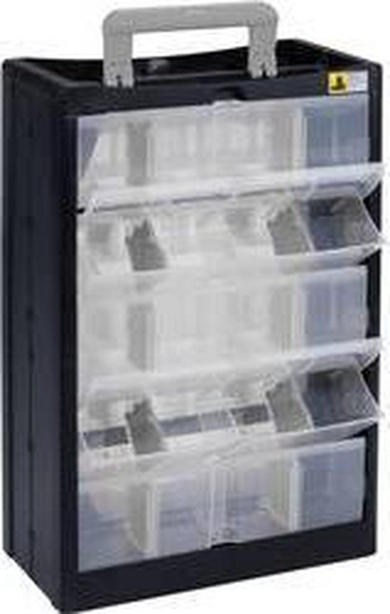 Allit VarioPlus DrawBox C 40 - Kleinteilmagazin - 300 x 465 x 155mm - black, grey