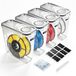 Set de 4 boîtes de rangement pour filament d'imprimante 3D