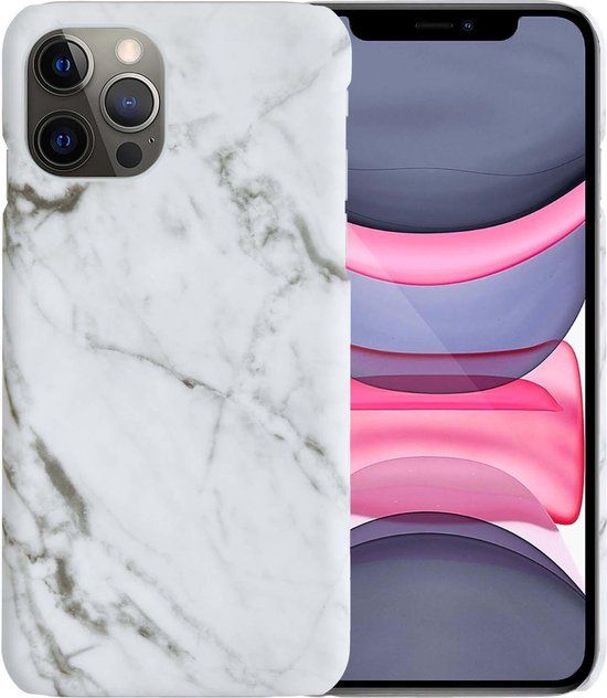 iPhone 11 Pro Case - Marble Design - White - Back Cover