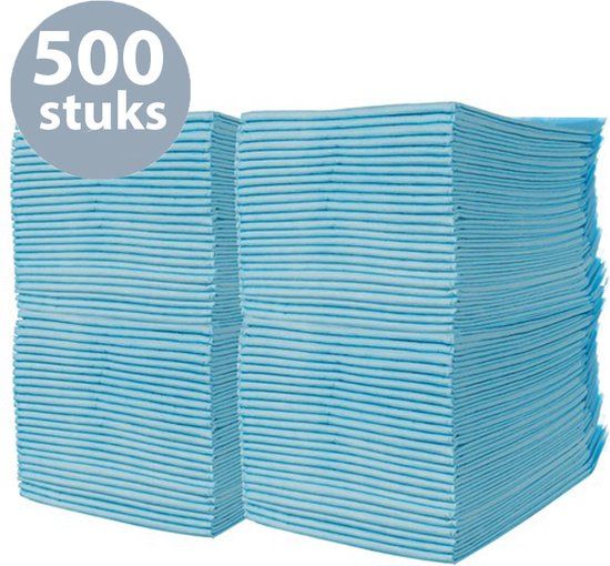 ForDig Puppy Training Pads (500 stuks) - 45 x 33 cm - Blauw - Hond
