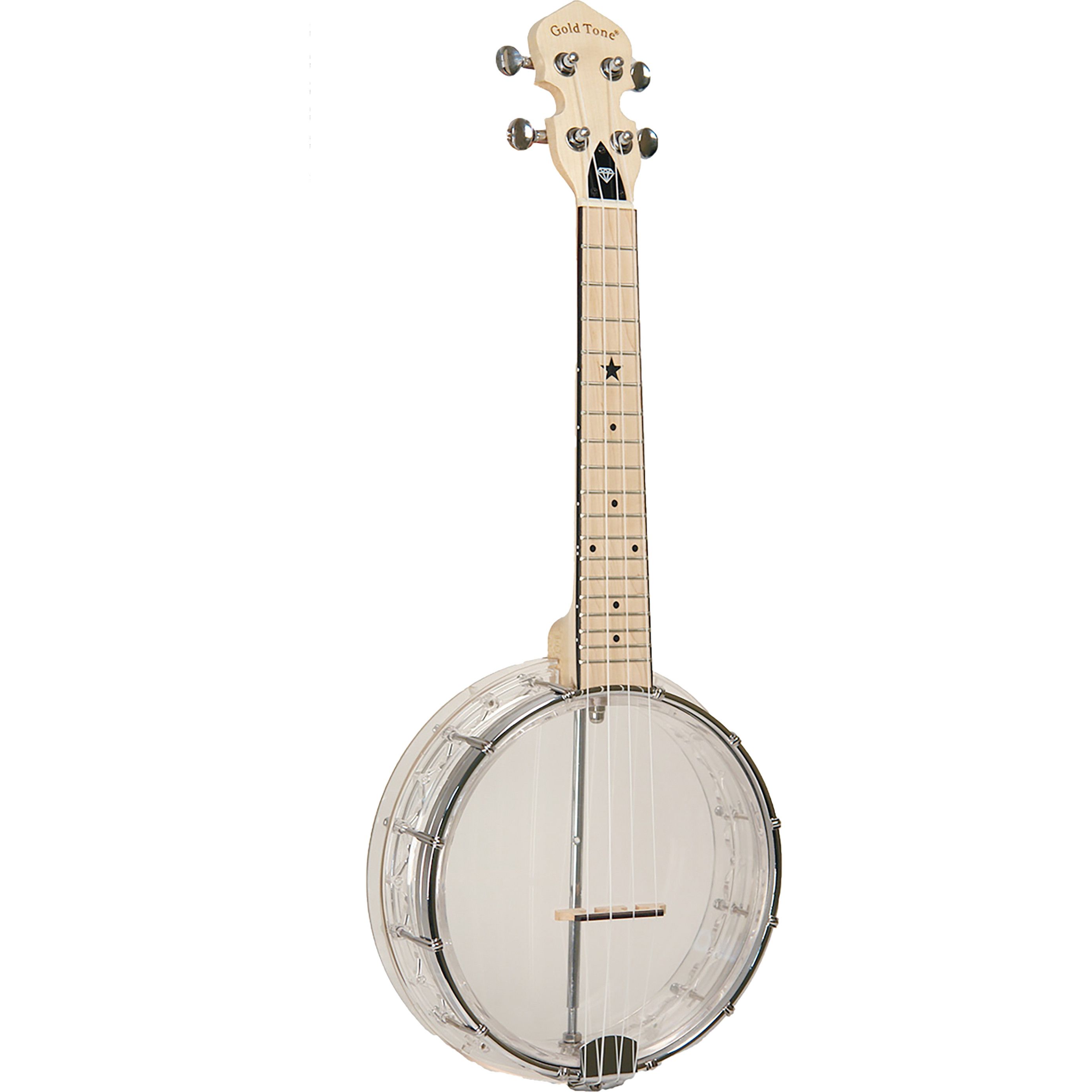 Gold Tone Little Gem Banjo Uke Diamond met gigbag