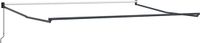 vidaXL - Cadre de store banne pliable - Antraciet - 400 x 300 cm - Aluminium