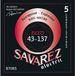 Savarez B70R5 Hexagonal Explosion 043-137 Cordes de basse électriques hexagonales