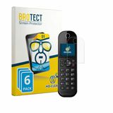 BROTECT - Screenprotector voor Panasonic KX-TGC420 - Folie Beschermfolie transparant 6 Stuks
