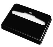 Tork 344080 toiletbrildispenser in zwart / dispenser V1 voor wegwerptoiletbril, motief Elevation 7322540418897