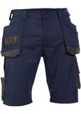 DASSY Holsterzakkenshort Nachtblauw/Antracietgrijs - Korte Werkbroek - Polyester - Maat 58