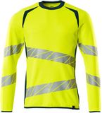 Mascot Accelerate Safe Sweatshirt 19084-781 - haute visibilité jaune/bleu pétrole foncé - 2XL