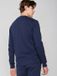 Greenbomb Wild Nature Mountain Logo Navy Lange Mouw Ronde Hals Effen Biologisch Katoen XXL Mannen