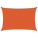 VidaXL Zonnezeil 160 g/m² 3,5x5 m HDPE Oranje