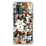 B2Ctelecom Nokia Case voor Nokia XR21 Dark Flowers