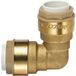 WSM Connecteur coudé 18mm laiton or DVGW