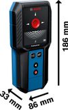Bosch GMS 120-27 Multidetector - Détecteur de conduits - Avec étui de rangement