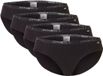 O'Neill Dames Bikini Slip 4-Pack Zwart - Maat L
