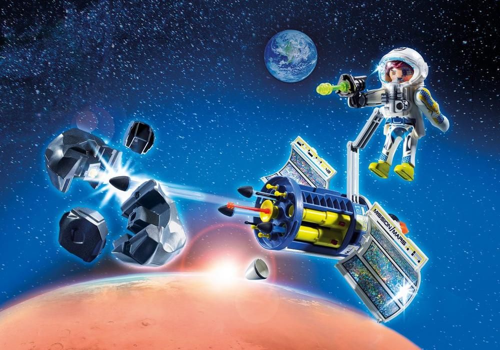Playmobil 9490 Space: Satellite Meteoroid Laser - 6+ Years