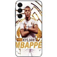 Maniacase Etui Voor Samsung Galaxy A16 Kylian Mbappe Real Madrid behang feest