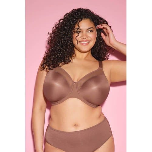 Elomi niet-voorgevormde beugelbh Smooth bruin
