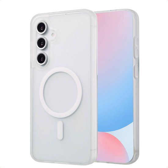 imoshion Color Guard Backcover met MagSafe voor de Samsung Galaxy S24 FE - Wit