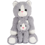 LUPILU® Peluche maman avec bébé Chat