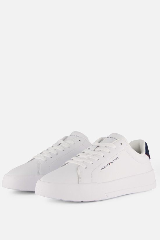 Tommy Hilfiger Heren Sneakers Court Leather Wit Maat 46