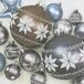 Papier + Design Kerstmis lunchservetten Sneeuwvlok Bobbels 33x3