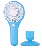 Urban Living Ventilateur portable USB - avec support - bleu - 20 x 10 cm