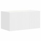 vidaXL TV Wandkast 60 x 31 x 29,5 cm Wit Bewerkt hout