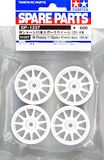 Tamiya M-chassis velgen Suzuki Swift (4), wit