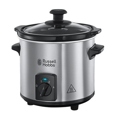 Russell Hobbs Compact Home 2L Slowcooker - Zwart/RVS