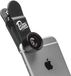 Pixter Objectif d'appareil photo Fisheye 180° Fixation à pince Noir