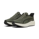 PUMA Dasher Lite SLIPTECH™ uniseks hardloopschoenen 45, Moss Veil Warm White Black Soft Grass Green