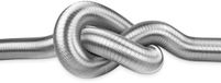 PromoHome Semiflex Tuyau flexible en aluminium 100 mm - 3 m