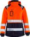 Blåkläder 4904-1987 Dames Shell jack High Vis Oranje/Marineblauw maat XL