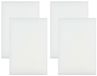 Benson Wonderspons - 4x stuks - wit - 12 cm - melamine - schoonmaken met water
