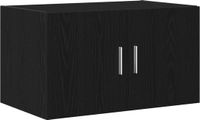 vidaXL Wandkast Zwart eiken 70 x 42.5 x 40 cm Bewerkt hout