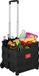Relaxdays Boodschappentrolley opvouwbaar - met wielen - tot 35 kg - zwart