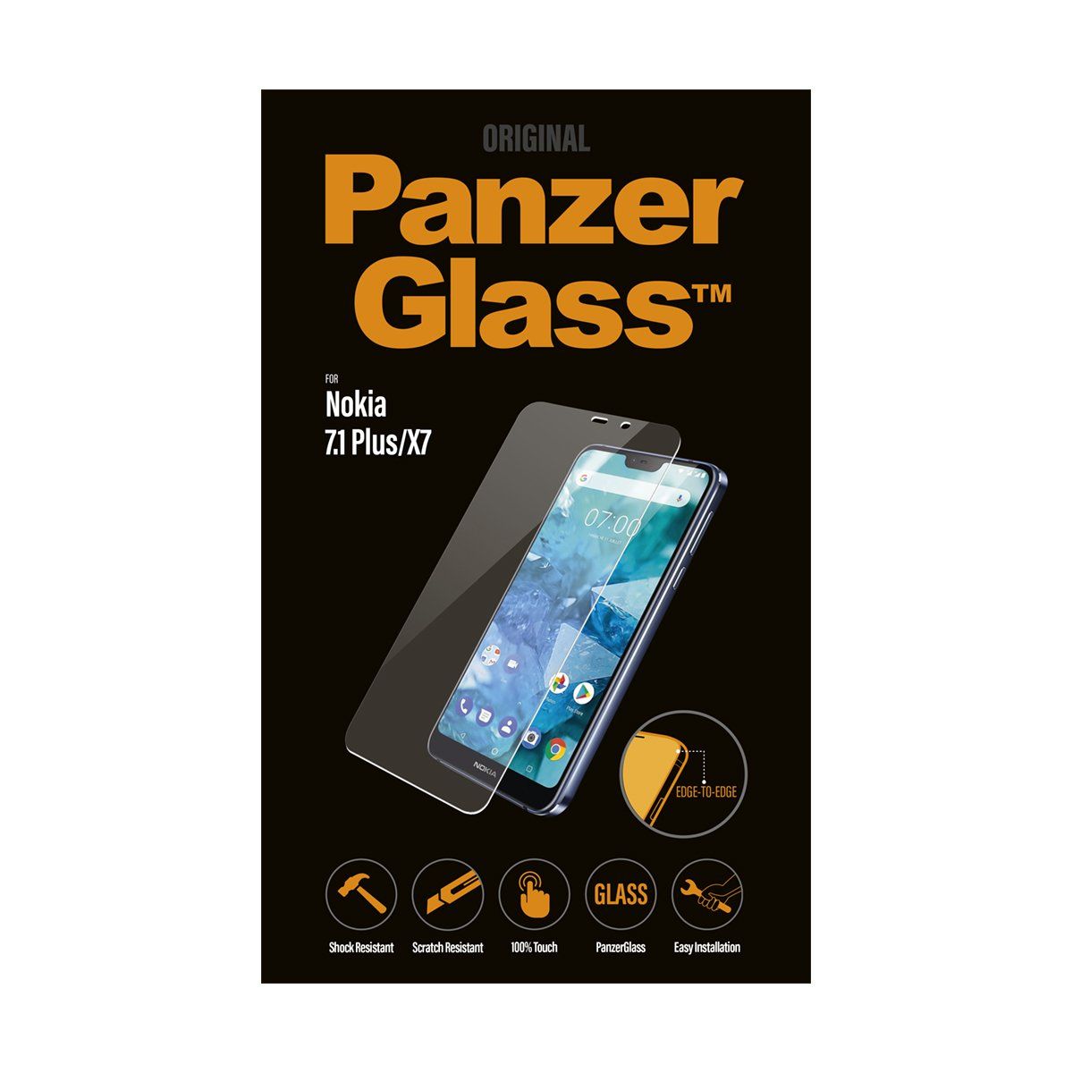 PanzerGlass Screenprotector voor Apple iPhone 8/7 - Transparant