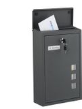 Merkloos Relaxdays Brievenbus met slot
