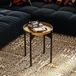 Merkloos Asir - Salontafel - Zwart en Goud - 44 x 44 x 57 cm