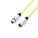 Adam Hall Cables 3 STAR MMF 0050 YEL - microfoonkabel XLR vrouwelijk naar XLR mannelijk 0,5 m geel