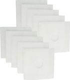vhbw 10x Filtre à air compatible avec Helios ELS-VE 60/40, ELS-VE 60/30, ELS-VE 60, ELS-VE 100/60/40 S, ELS-VEB 100 ventilateur, appareil de ventilation