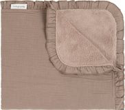 Baby's Only Ledikantdeken teddy Calm - 100x135 cm - Warm Linen