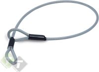 Trailer and Tools geko Slotkabel 2 mtr x 6-8 mm - Staalkabel met lus - Geplastificeerd