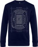 Merkloos / Sans marque 010 CASUALS ROTTERDAM SWEATER DE KUIP BLUEPRINT urban navy - 3XL - Men