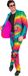 Widmann Hippie Kostuum - Heren - XL - Multicolor